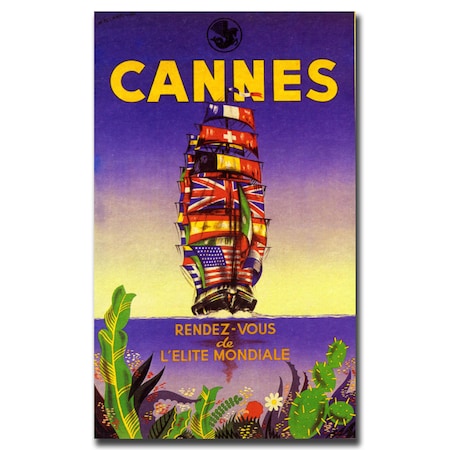 Trademark Fine Art 'Cannes' Canvas Art, 20x32 V8023-C2032GG